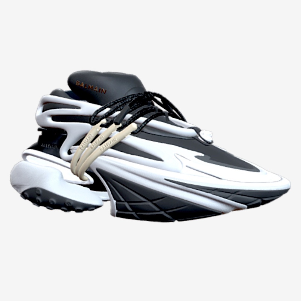 Balmain Unicorn Low-Top Sneakers.